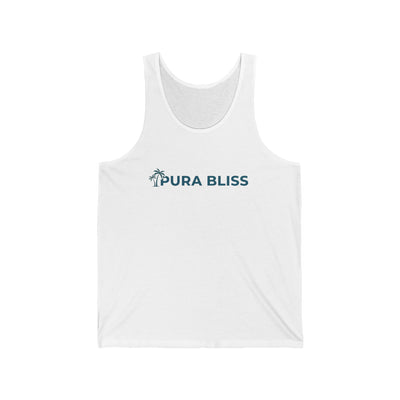 Pura Bliss Palm Tank Top — Tropical Vacation Tee