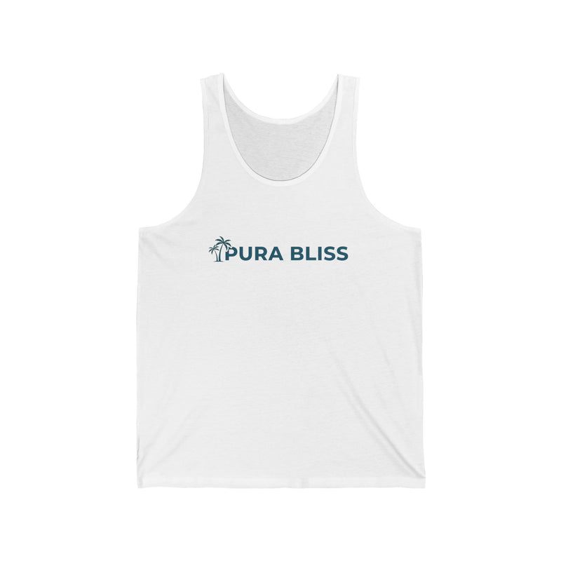 Pura Bliss Palm Tank Top — Tropical Vacation Tee