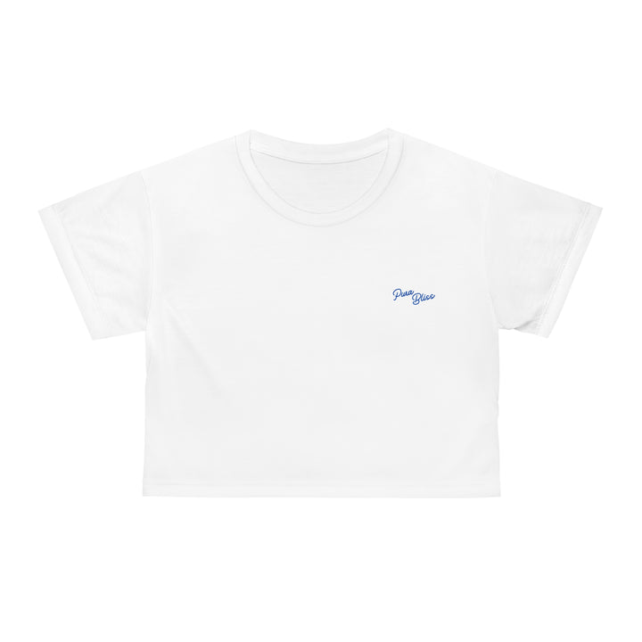 Pura Bliss Crop Tee, Summer Vibes Top, Beach Party Shirt, Casual Fashion Tee, Vacation Outfits, Trendy Summer Wear